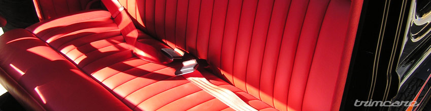 Red Leather interior on Hot Rod